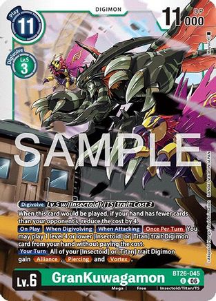 Image of GranKuwagamon (BT26-045) - Timeless Bonds