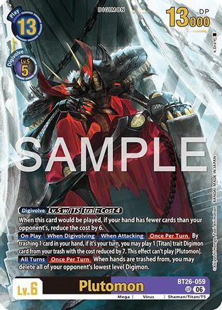 Image of Plutomon (BT26-059) - Timeless Bonds Foil
