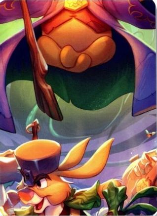 Image of Attack of the Vine! Puzzle Insert (Middle Center)  - Attack of the Vine