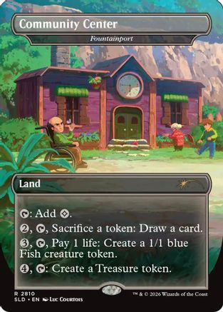 Image of Community Center - Fountainport (SLD-2810) - Secret Lair Drop Series Foil