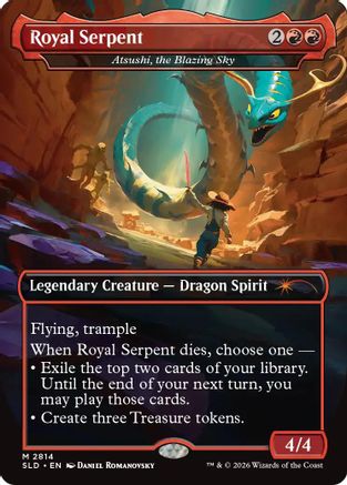 Image of Royal Serpent - Atsushi, the Blazing Sky (SLD-2814) - Secret Lair Drop Series