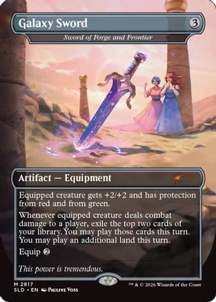 Image of Galaxy Sword - Sword of Forge and Frontier (SLD-2817) - Secret Lair Drop Series