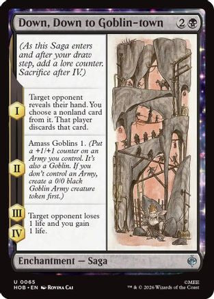 Image of Down, Down to Goblin-town (HOB-065) - The Hobbit