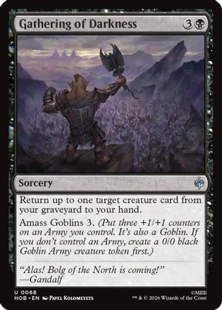 Image of Gathering of Darkness (HOB-068) - The Hobbit Foil