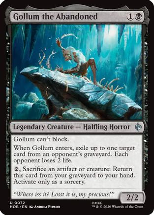 Image of Gollum the Abandoned (HOB-072) - The Hobbit Foil