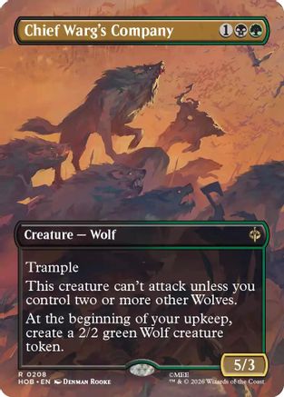 Image of Chief Warg's Company (Borderless) (HOB-208) - The Hobbit