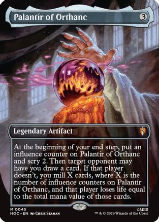 Image of Palantir of Orthanc (Borderless) (HOC-045) - The Hobbit: Eternal-Legal