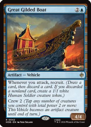 Image of Great Gilded Boat (HOB-042) - The Hobbit Foil