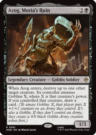 Image of Azog, Moria's Ruin (HOB-061) - The Hobbit Foil