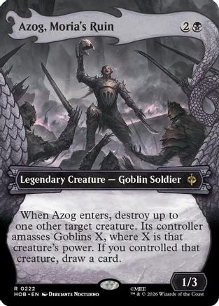 Image of Azog, Moria's Ruin (Showcase) (HOB-222) - The Hobbit Foil