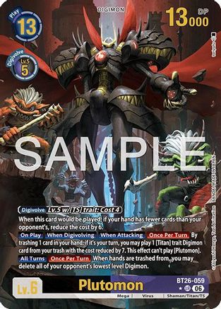 Image of Plutomon (Alternate Art) (BT26-059) - Timeless Bonds Foil