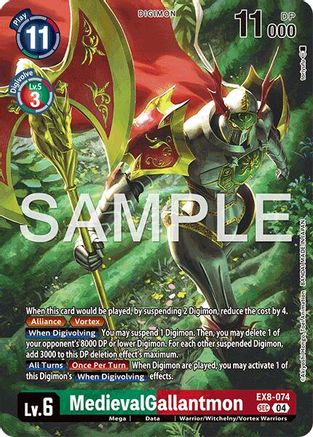 Image of MedievalGallantmon (EX8-074) - Limited Card Pack -Final Crest- Foil