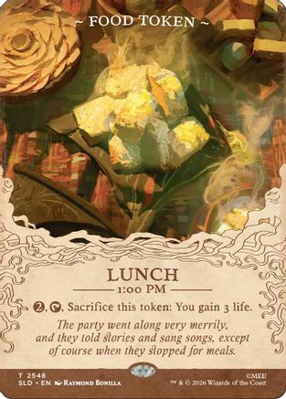 Image of Food Token (2548) (SLD-2548) - Secret Lair Drop Series Foil