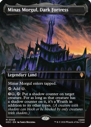 Image of Minas Morgul, Dark Fortress (Borderless) (HOC-048) - The Hobbit: Eternal-Legal Foil