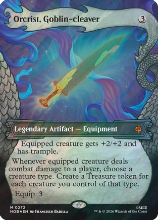Image of Orcrist, Goblin-cleaver (Showcase) (Surge Foil) (HOB-272) - The Hobbit Foil