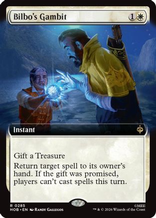 Image of Bilbo's Gambit (Extended Art) (HOB-285) - The Hobbit Foil