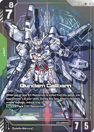 Image of Gundam Calibarn (LR+) (GD05-018) - Freedom Ascension Holofoil