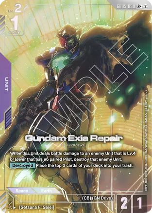 Image of Gundam Exia Repair (LR+) (GD05-050) - Freedom Ascension Holofoil