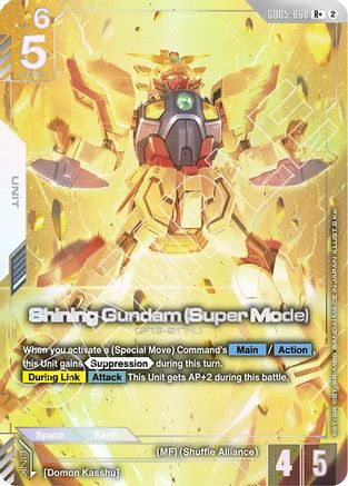 Image of Shining Gundam (Super Mode) (R+) (GD05-068) - Freedom Ascension Holofoil