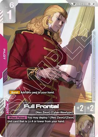 Image of Full Frontal (C+) (SP) (ST03-010) - Freedom Ascension Holofoil