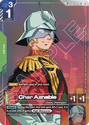 Image of Char Aznable (C+) (SP) (ST03-011) - Freedom Ascension Holofoil