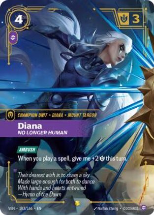 Image of Diana - No Longer Human (Overnumbered) (183/166) - Vendetta Foil
