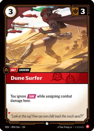 Image of Dune Surfer (004/166) - Vendetta Foil