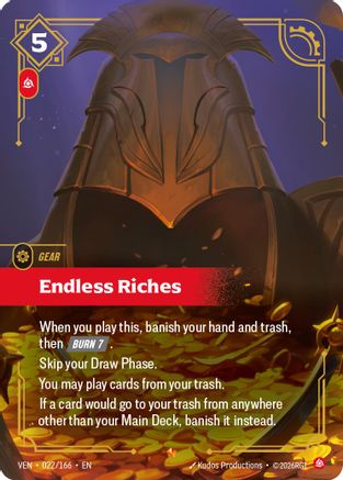 Image of Endless Riches (022/166) - Vendetta Foil