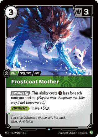 Image of Frostcoat Mother (032/166) - Vendetta Foil