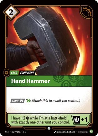 Image of Hand Hammer (027/166) - Vendetta