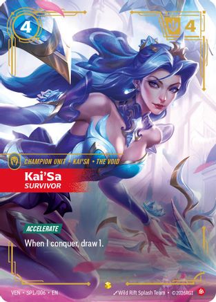 Image of Kai'Sa - Survivor (SP1/006) - Vendetta Foil
