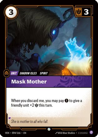 Image of Mask Mother (094/166) - Vendetta