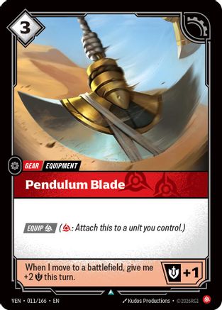 Image of Pendulum Blade (011/166) - Vendetta Foil