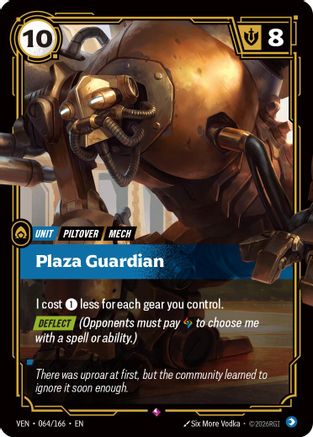 Image of Plaza Guardian (064/166) - Vendetta Foil