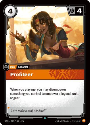 Image of Profiteer (082/166) - Vendetta