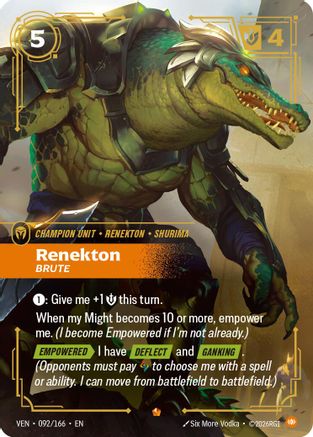 Image of Renekton - Brute (092/166) - Vendetta Foil