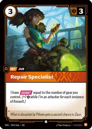 Image of Repair Specialist (076/166) - Vendetta