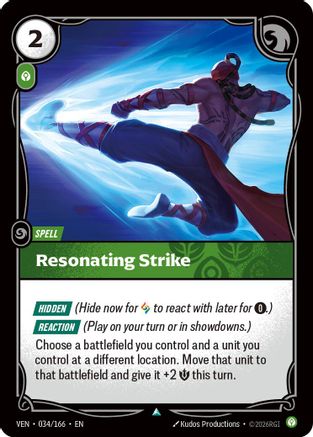 Image of Resonating Strike (034/166) - Vendetta