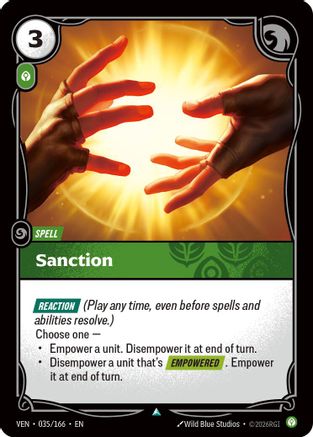 Image of Sanction (035/166) - Vendetta