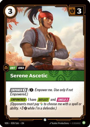 Image of Serene Ascetic (030/166) - Vendetta