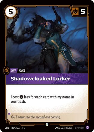 Image of Shadowblade Lurker (096/166) - Vendetta