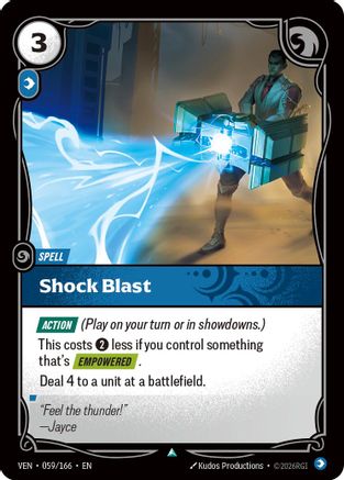Image of Shock Blast (059/166) - Vendetta
