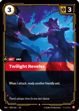 Image of Twilight Reveler (020/166) - Vendetta Foil