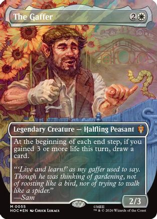 Image of The Gaffer (Borderless) (Surge Foil) (HOC-055) - The Hobbit: Eternal-Legal Foil