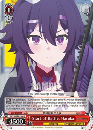 Image of Start of Battle, Haruka (BAV/W129-E061) - Blue Archive The Animation