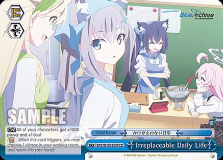 Image of Irreplaceable Daily Life (BAV/W129-E098) - Blue Archive The Animation