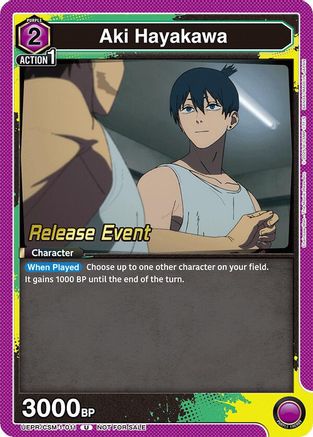 Image of Aki Hayakawa (011) (UE22BT/CSM-1-011) - UE22BT CHAINSAW MAN Release Event