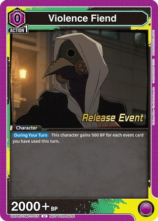 Image of Violence Fiend (UE22BT/CSM-1-015) - UE22BT CHAINSAW MAN Release Event