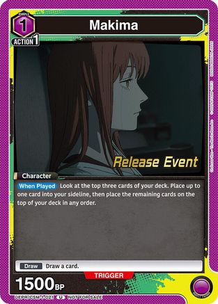 Image of Makima (021) (UE22BT/CSM-1-021) - UE22BT CHAINSAW MAN Release Event