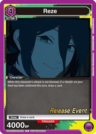 Image of Reze (029) (UE22BT/CSM-1-029) - UE22BT CHAINSAW MAN Release Event